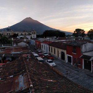 Sunset from Sky Cafe