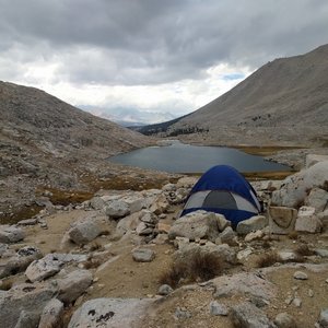 Camping above Guitar Lake