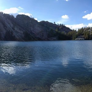 Panorama from campsite at Rosalie Lake