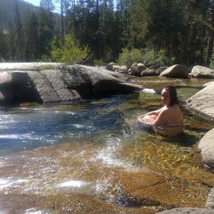 Soaking in Bear Creek