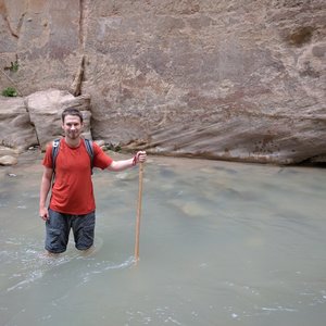 Wading in the Lower Narrows